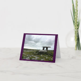 Cartão Poulnabrone Dolmen (Irlanda) Notecard