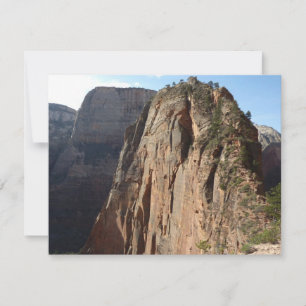 Cartão Pouso dos Anjos no Zion National Park
