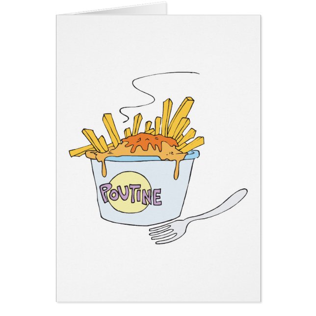 Cartão poutine (Frente)