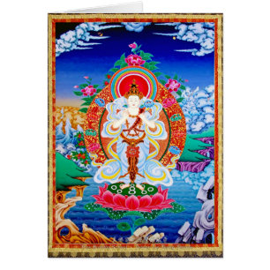 Cartão Prabhutaratna Buddha Padmakumara oriental legal