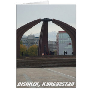 Cartão Praça da Vitória - Bishkek, Quirguistão