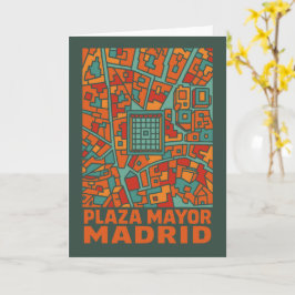 Cartão Praça Mayor de Madrid