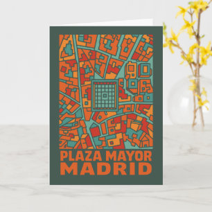 Cartão Praça Mayor de Madrid