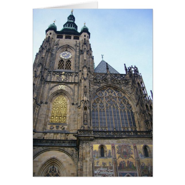 Cartão praga catedral (Frente)