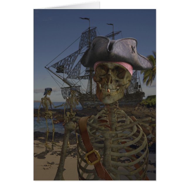 Cartão Praga dos piratas (Frente)