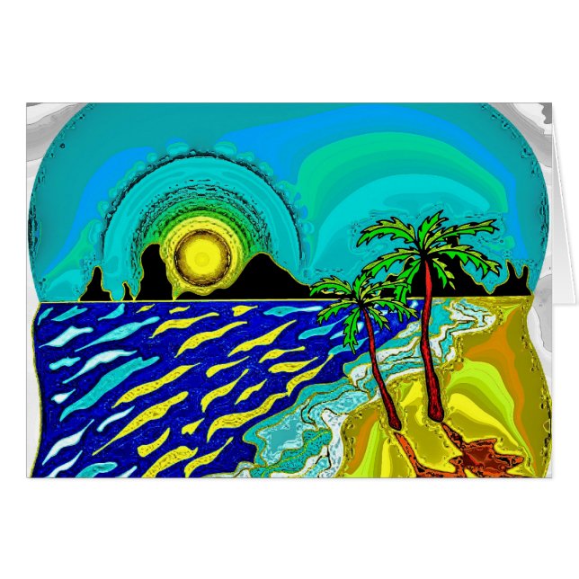 Cartão Praia (Frente Horizontal)