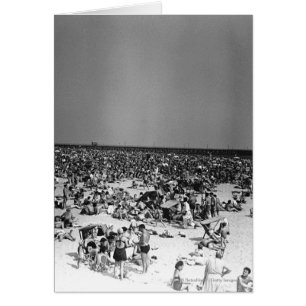 Cartão Praia aglomerada