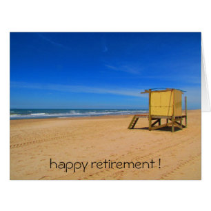 Cartão praia brilhante grande