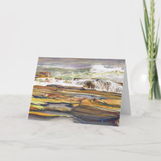 Cartão Praia da Costa do Maine