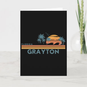 Cartão Praia de Grayton Flórida Férias de Verão Vintage 7