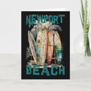 Cartão Praia de Newport _2