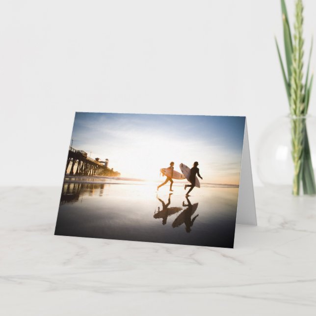 Cartão Praia de Oceanside (Frente)