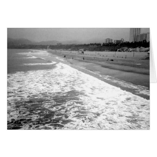 Cartão Praia de Santa Monica (Frente Horizontal)
