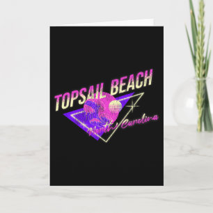 Cartão Praia de Topsail, Nc Destinos de Surf no Verão
