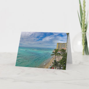 Cartão Praia de Waikiki