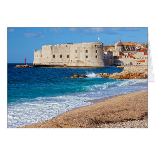 Cartão Praia em Dubrovnik