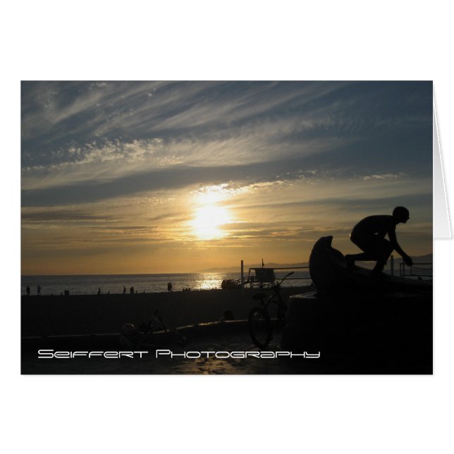 Cartão praia hermosa (Frente horizontal)