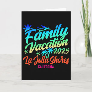 Cartão Praia La Jolla Shores Califórnia Férias em Família
