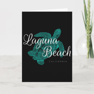 Cartão Praia Laguna Homens Mulheres Crianças 