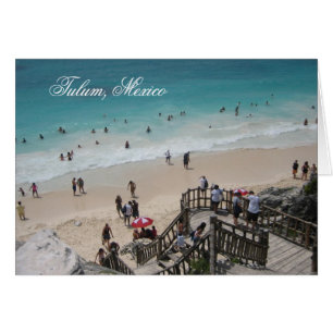 Cartão Praia mexicana
