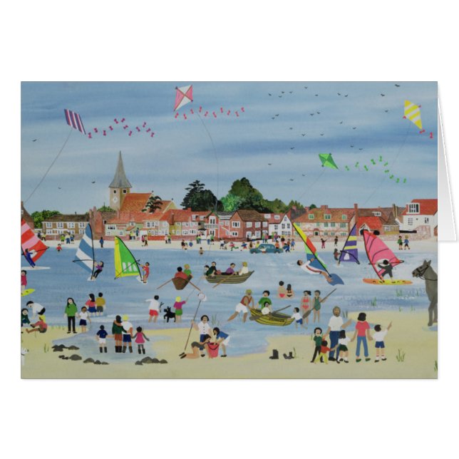 Cartão Praia ocupada (Frente Horizontal)