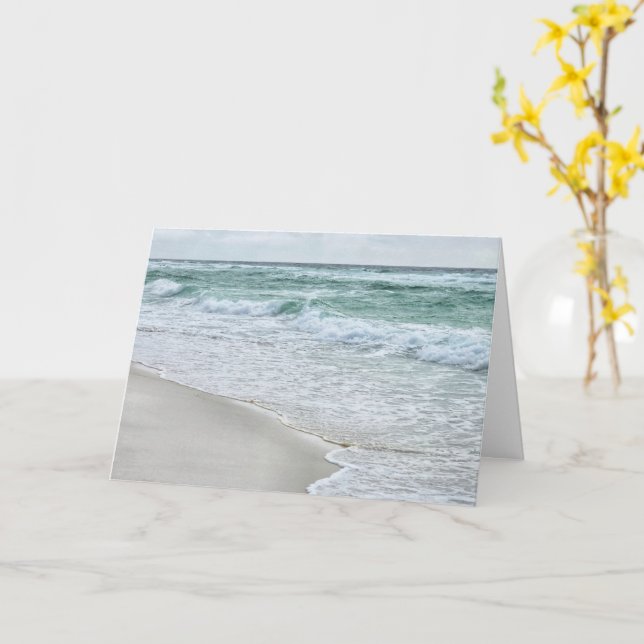 Cartão Praia Pacífica (Flor Amarela)