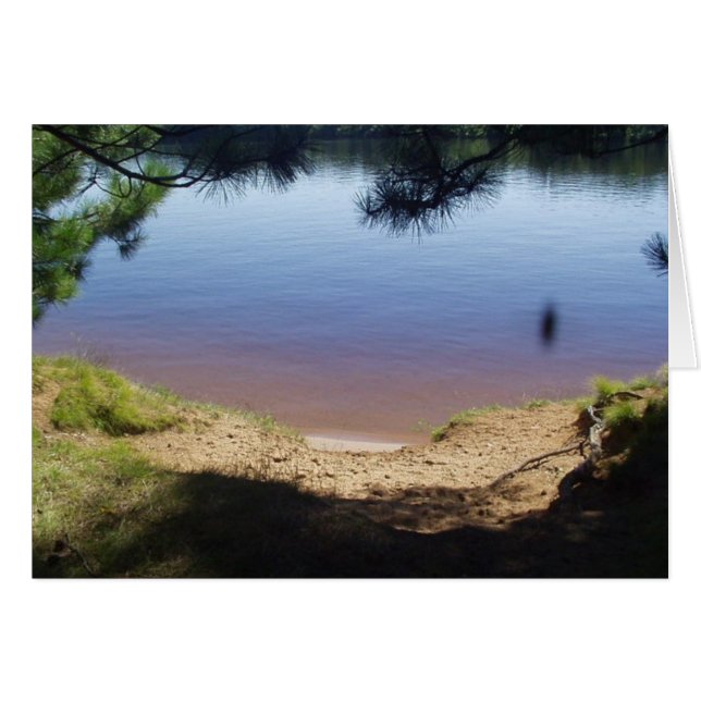 Cartão Praia para Dois (Frente Horizontal)