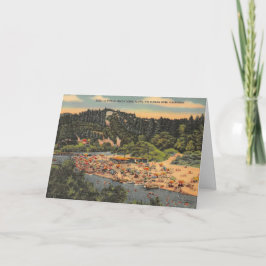 Cartão Praia Vintage do Rio Russo