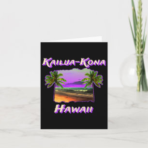 Cartão Praias De Kailua-Kona Havaí 1