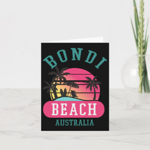 Cartão Praias Originais da Austrália de Bondi Beach Legal