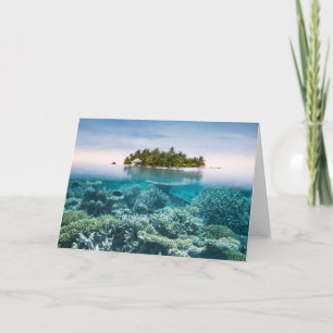 Cartão Praias Tropicais   Ari Atoll Maldivas