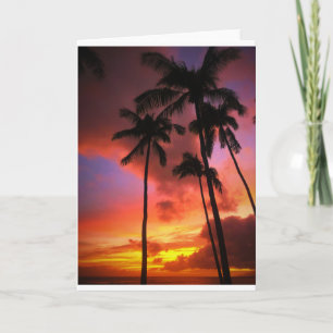 Cartão Praias Tropicais Ilhas Maui Hawaii