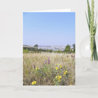 Cartão Prairie Meets Badlands Note Card