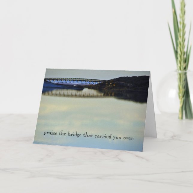 Cartão Praise the Bridge (Frente)