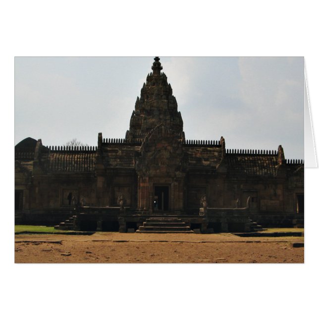 Cartão Prasat Hin Phanom Rung, Buriram, Isaan, Tailândia (Frente Horizontal)