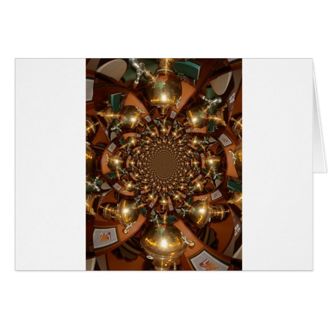 Cartão Prata e Dourado (Frente Horizontal)