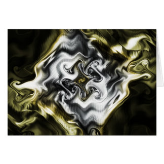 Cartão Prata e ouro