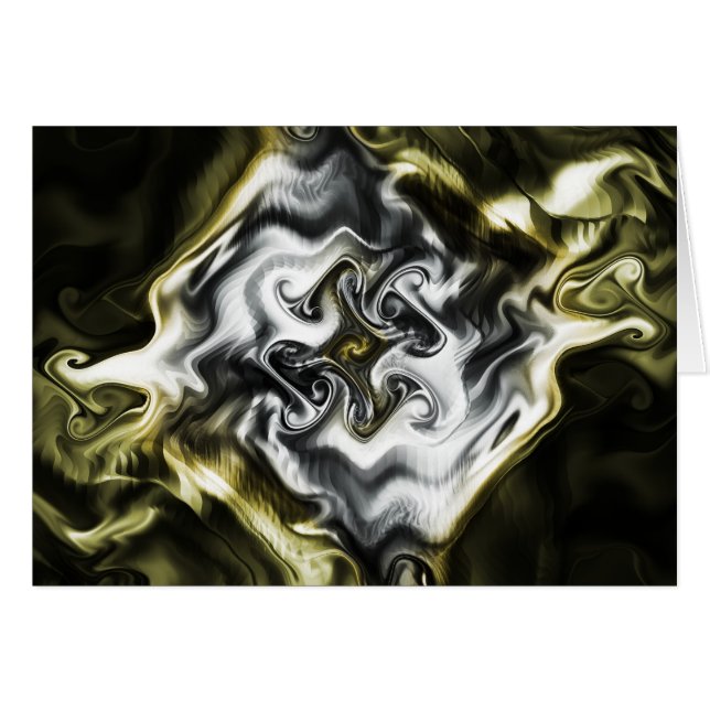 Cartão Prata e ouro (Frente Horizontal)