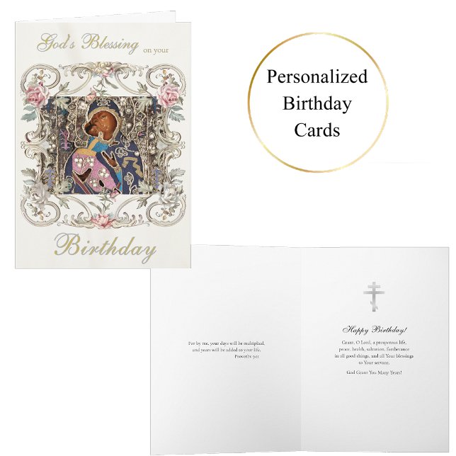 Cartão Prata Vitoriana com Rosas Rosa Aniversário (Criador carregado)