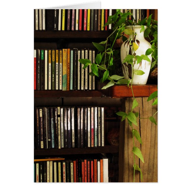 Cartão Prateleiras de CD (Frente)