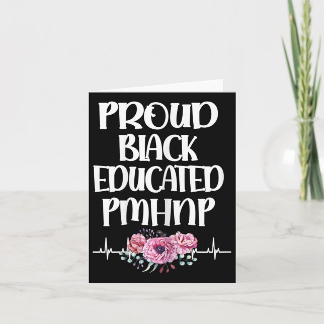 Cartão Prato De Enfermeiro Psiquiátrico Educado Pmhnp De  (Frente)