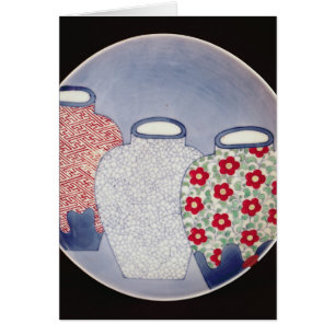 Cartão Prato de Nabeshima, período de Edo