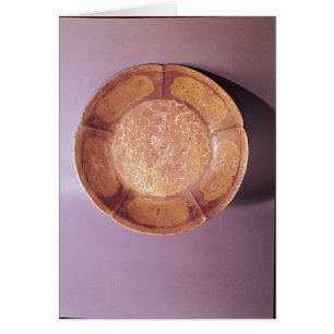 Cartão Prato gravado, dinastia de Tang