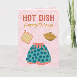 Cartão Prato Quente à Vista! – Sassy Retro Divertido