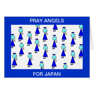 CARTÃO PRAY ANGELS PARA O JAPÃO