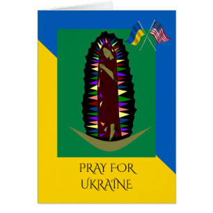 CARTÃO PRAY FOR UKRAINE