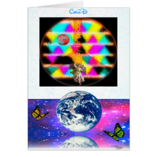 Cartão Pray para a paz