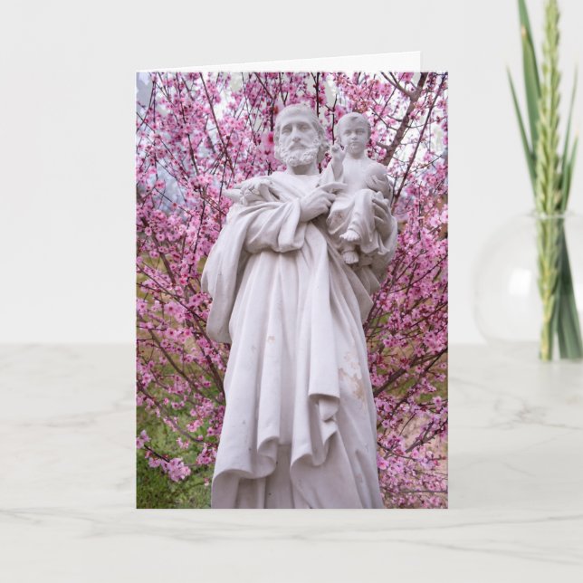 Cartão Prayer to St. Joseph ( prayer over 1900 years old) (Frente)