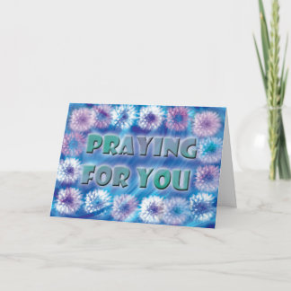 Cartão Praying for you card