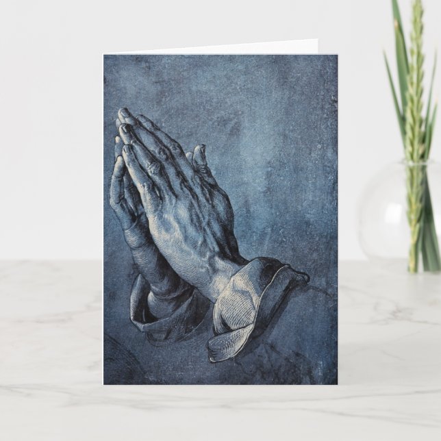 Cartão Praying Hands (Frente)